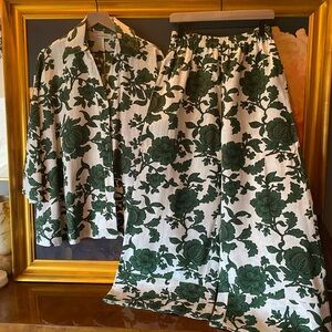 Morton Mac Palazzo Set in Linen